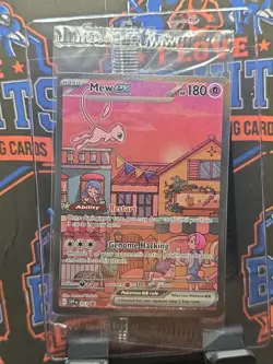 Mew EX 053 Scarlet & Violet 151 UPC Black Star Promo Card Holo Sealed - Image 1