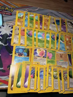 pokemon card lot aquapolis and expedition MP-NM 50 cards - Image 1