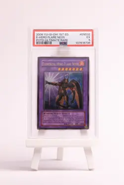 💎 2006 Yu-Gi-Oh! Elemental HERO Flare Neos POTD-EN032 1st Edition Ultimate Rare - Image 1