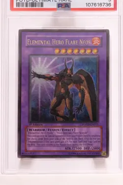 💎 2006 Yu-Gi-Oh! Elemental HERO Flare Neos POTD-EN032 1st Edition Ultimate Rare - Image 3