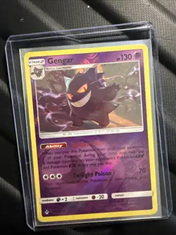 Pokemon Gengar TCG Reverse Holo Rare Card 70/214 Sm-Unbroken Bonds - Image 3