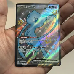 Pokemon Company Mew ex 216/091 SV Paldean Fates Full Art Holo Shiny UR ENG - Image 1