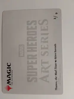 Thanos, the Mad Titan Art Card (3/9) Art Series: Marvel Super Heroes Regular - Image 2