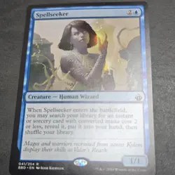 Wizards of the Coast Spellseeker Foil Rare Blue Battlebond English 041/254 - Image 1