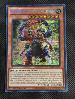 YuGiOh! Sengenjin Wakes from a Millennium MP25-EN077 Secret Rare 1st Edition NM - Image 1
