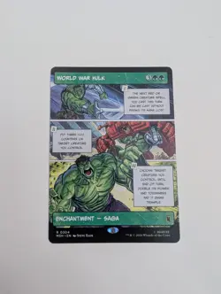 MTG - World War Hulk (Borderless) - Marvel Super Heroes NM/M Condition - Image 1