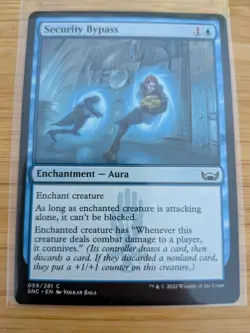 MTG Security Bypass 059 Streets of New Capenna M/NM Free UK P&P - Image 1