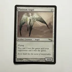 Platinum Angel - Magic the Gathering MtG - Mirrodin - NM - Image 1