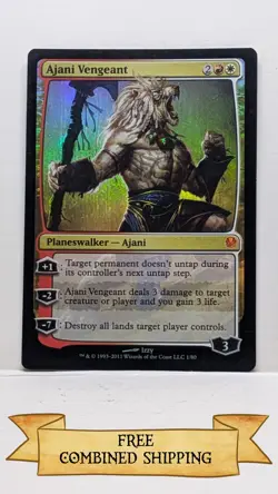Ajani Vengeant Duel Decks: Ajani vs. Nicol Bolas Foil - Image 1