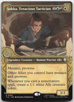 MTG : Sokka, Tenacious Tactician (Showcase) Avatar: The Last Airbender 352 : R - Image 1