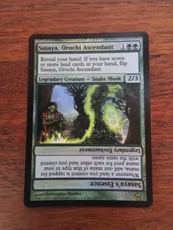 MTG SkeenAB Sasaya Orochi Ascendant FOIL from Saviors of Kamigawa. NM. - Image 1