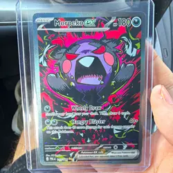 Pokemon TCG Mega Evolution Pitch Black Morpeko ex SIR 117/084 NM - Image 1