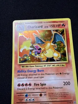 2016 Pokemon XY Evolutions 11/108 Charizard Holo NM - Image 5