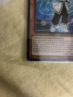 Yu-Gi-Oh Crowley, the Gifted Magistus 1st Edition Secret Rare Card BLMM-EN044 - Image 4