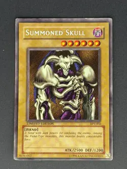 Yu-Gi-Oh Summoned Skull BPT-002 Secret Rare Collectors Tin Limited Edition HP - Image 1