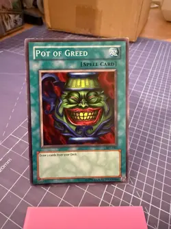 Pot of Greed Yu-Gi-Oh 1996 SYE-040 MP - Image 1
