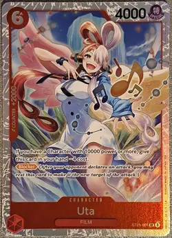 Carte One Piece Card Game Uta ST23-001 SR Anglais - Image 1