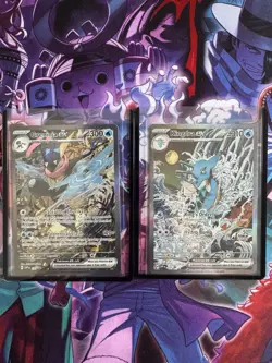 Pokemon Shrouded Fable SIR Collection Box Promos Greninja & Kingdra ex! - Image 1