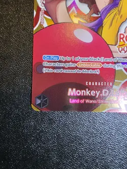 ROUND 1 ONE PIECE PROMO MONKEY D LUFFY OP16-095 ENGLISH | ROUND ONE ONE PIECE - Image 3