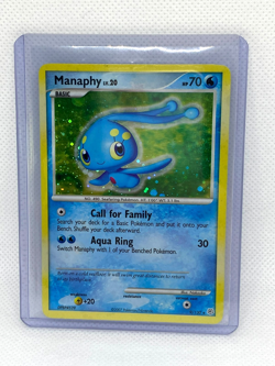 Manaphy Diamond and Pearl 9/130 Holo Pokemon Trading Card - Image 1