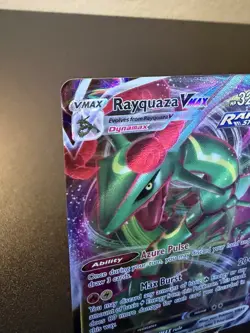 Pokemon TCG Rayquaza VMAX Holo Ultra Rare Card Evolving Skies 111/203 NM - Image 2