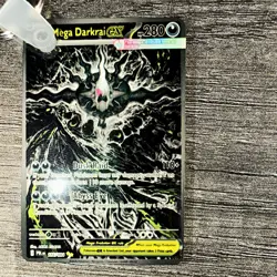 Pokemon TCG Mega Darkrai EX 280 HP English Standard Card (Keychain) - Image 1