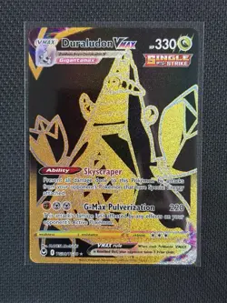 Pokemon TCG Duraludon/Calyrex VMAX Secret Rare 2 Cards Near Mint - Image 3