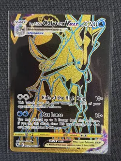 Pokemon TCG Duraludon/Calyrex VMAX Secret Rare 2 Cards Near Mint - Image 5