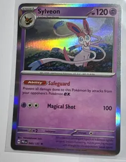 Sylveon 040/131 Prismatic Evolutions Cosmos Holo Costco Exclusive Pokemon Card - Image 1
