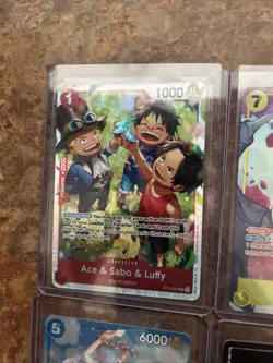 One Piece Carrying On His Will (OP13) 6 Card Lot - Image 2