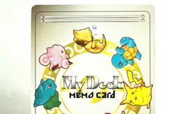 Pokemon card TCG My Deck Memo Card Carrying Case Promo 1996 Japanese MP - Image 2