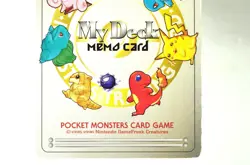 Pokemon card TCG My Deck Memo Card Carrying Case Promo 1996 Japanese MP - Image 3