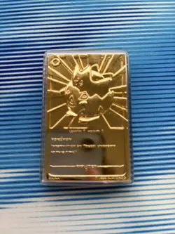 Pokemon Togepi 1999 23K Gold-Plated Trading Card Burger King - Image 3