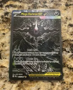 Mega Darkrai EX 116/084 Full Art Holo Rare 280 HP Pokemon TCG Card English - Image 1