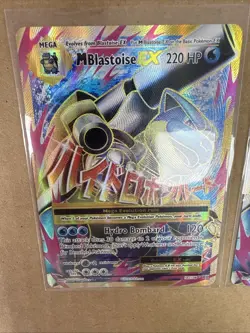 Pokemon XY Mega M Blastoise EX Evolutions Full Art Ultra Rare Holo Card 102/108 - Image 5
