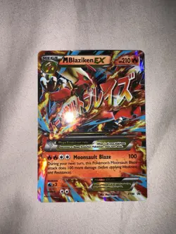 Pokemon Card M Blaziken EX XY86 Xy Promos Holo - Image 1