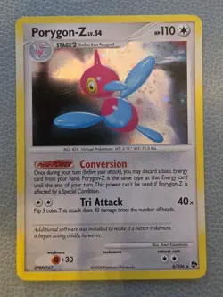 Pokemon TCG Porygon-Z Great Encounters Holo Card 6/106 Near Mint - Image 1