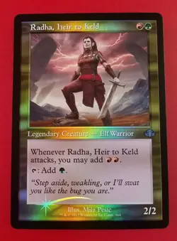 1x Radha, Heir to Keld | FOIL Retro | Dominaria Remastered | MTG Magic Cards - Image 1