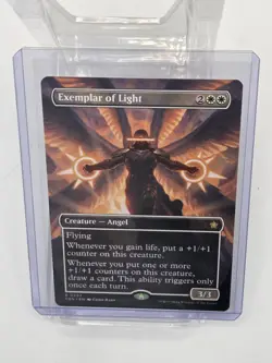 Exemplar of Light (Borderless) - PACK FRESH MINT - Foundations - Regular - MtG - Image 1
