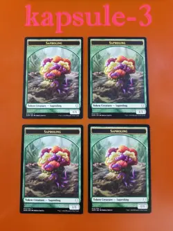 4x Saproling (LP-NM) | TOKEN 013/016 | Dominaria | MTG Magic Cards - Image 1