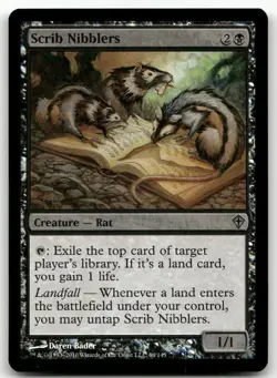 Scrib Nibblers #66 (Foil) (NM) Worldwake WWK Magic MTG - Image 1