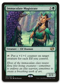 Immaculate Magistrate #201 (LP) Commander 2014 C14 Magic MTG - Image 1