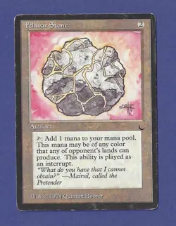 1994 Magic the Gathering - Fellwar Stone - The Dark MTG - Image 1