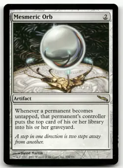 Mesmeric Orb #204 (LP) Mirrodin MRD Magic MTG - Image 1