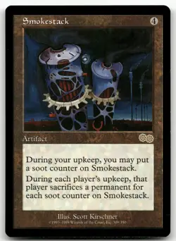 Smokestack #309 (NM) Urza's Saga USG Magic MTG - Image 1