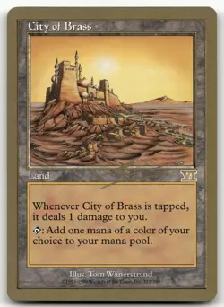 City of Brass - 2000 Nicolas Labarre (6ED) (NM) World Championship WCD Magic MTG - Image 1