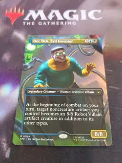 Mtg. Doc Ock, Evil Inventor. Borderless. Marvel's Spider-Man. Nm - Image 1