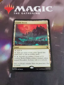Mtg. Castle Doom. Foil. Marvel Super Heroes. Pack Fresh - Image 1