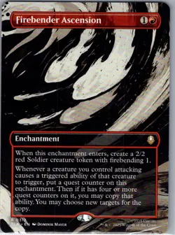 Firebender Ascension (Borderless) 312 Avatar: The Last Airbender MTG NM - Image 1