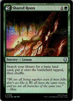 Shared Roots 196 Avatar: The Last Airbender Magic: The Gathering Foil NM - Image 1